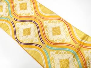 アンティーク　立涌に華紋織り出し袋帯（着用可）